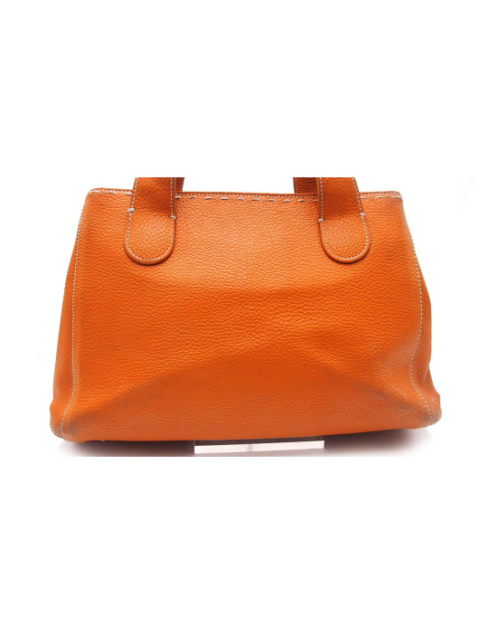 Tod's Shopping Pelle Arancio