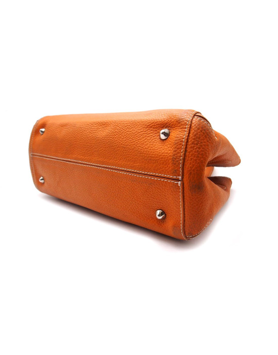 Tod's Shopping Pelle Arancio