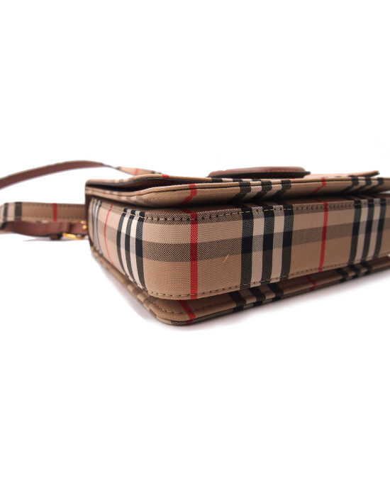 Burberry Tracolla Check Beige