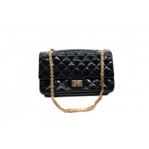 Chanel 2.55 double Reissue Vernis Blu