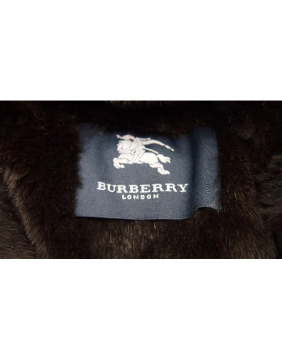 Burberry Cappotto Lana e Pelliccia
