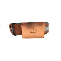 Gucci Cintura Tela e Pelle