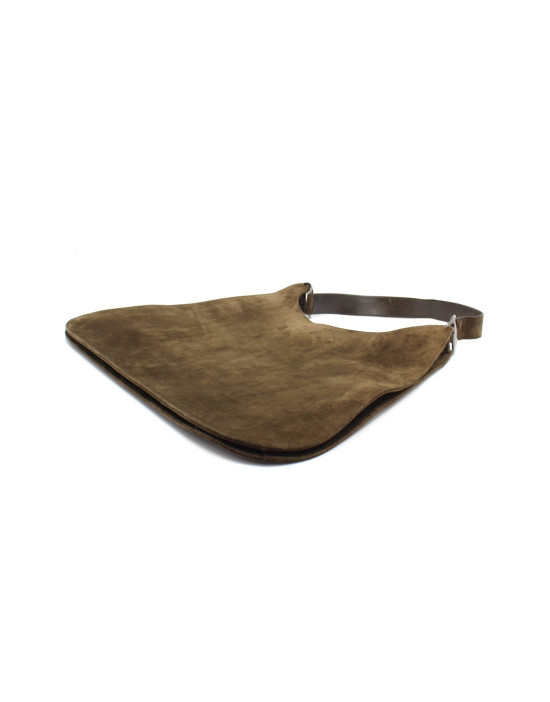 Ferragamo Shopping Scamosciata Marrone