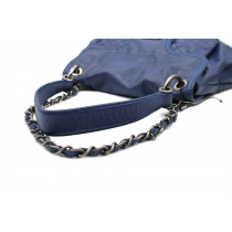 Chanel Shopping Coco Rider Pelle Viola Blu