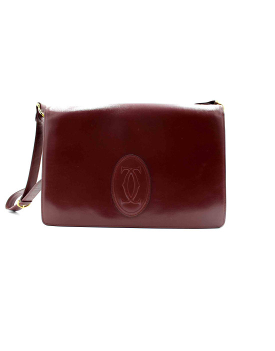 Cartier Portadocumenti Pelle Bordeaux