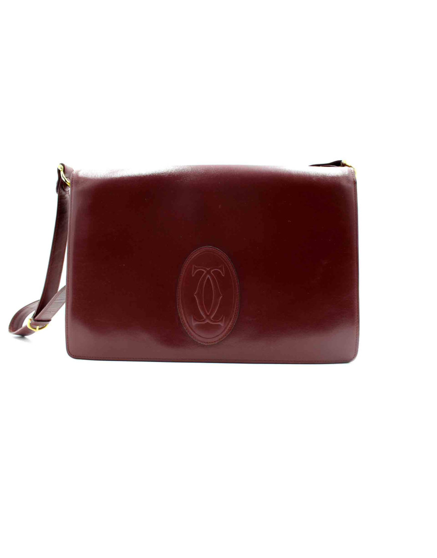 Cartier Portadocumenti Pelle Bordeaux