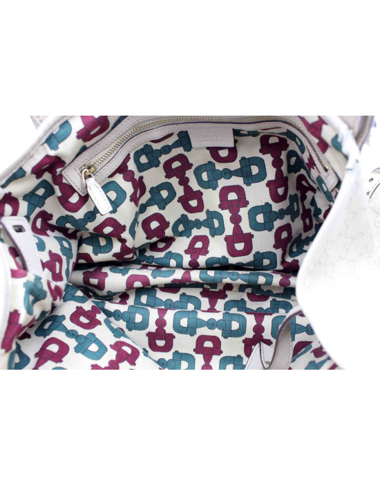 Gucci Shopping Pelle GG Bianca