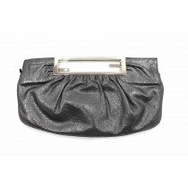 Fendi Pochette Tela Argentata