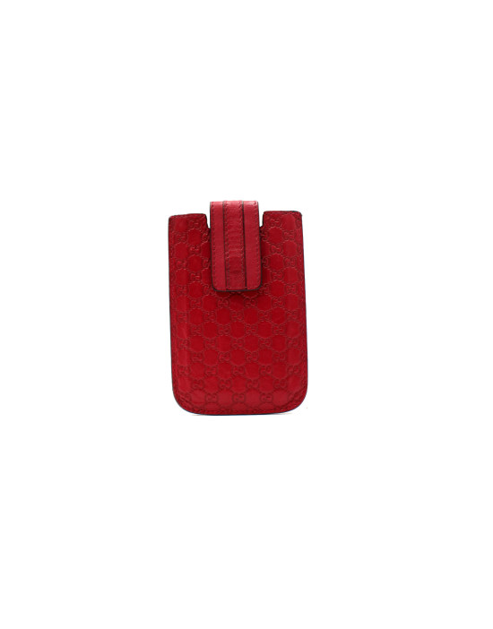 Gucci Custodia Pelle Guccissima Rossa