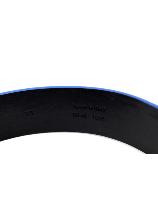 Dior Cintura Pelle Blu