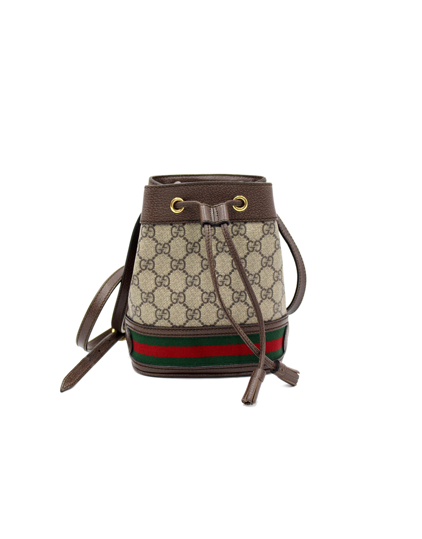 Gucci Ophidia Mini Secchiello GG Beige