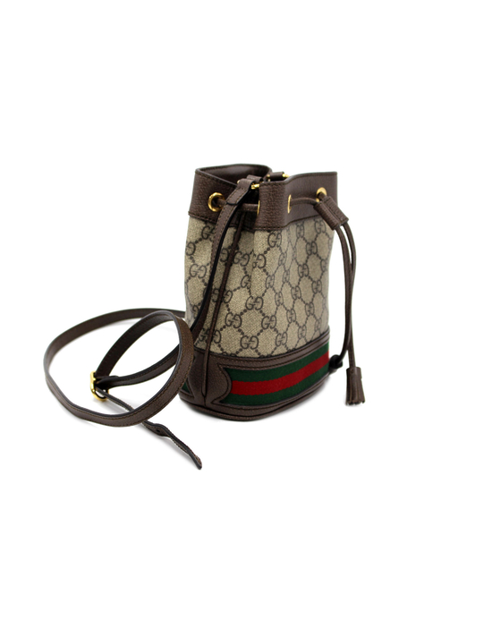 Gucci Ophidia Mini Secchiello GG Beige