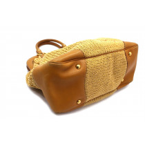 Prada Shopping Rafia Beige