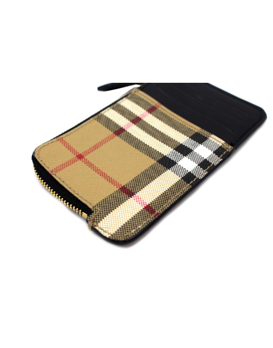 Burberry Portacarte Check Beige