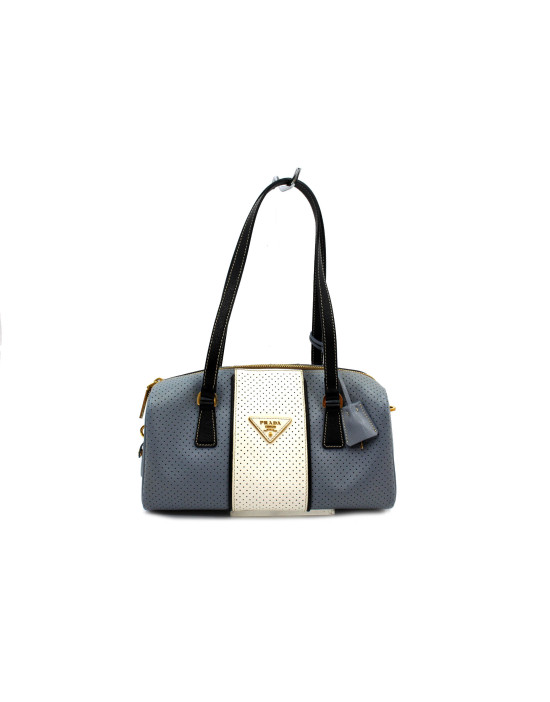 Prada Bauletto Bianco e Azzurro