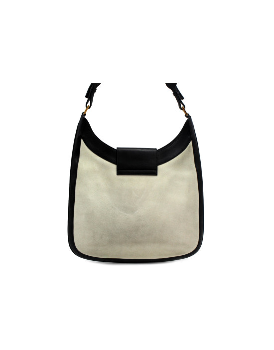 Gucci Hobo Cremeweißes Leder