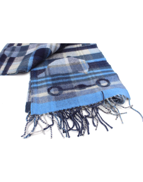 Hermes Sciarpa Cashmere Blu