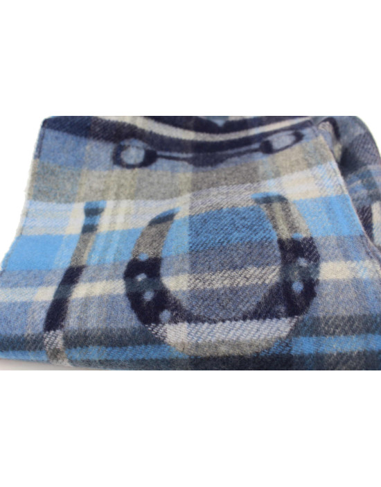 Hermes Sciarpa Cashmere Blu