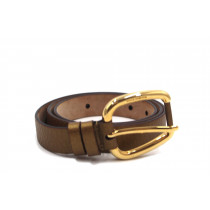 Dolce & Gabbana Cintura Pelle Bronzo