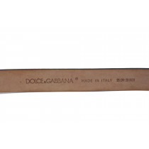 Dolce & Gabbana Cintura Pelle Bronzo