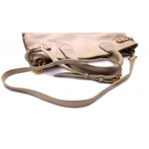 Burberry Shopping Pelle Avorio