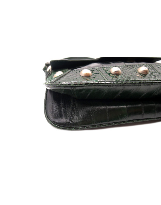 Dolce & Gabbana Shopping Pelle Verde