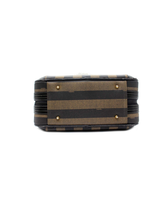 Fendi Tris Valigie Tela Marrone