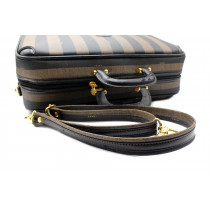 Fendi Tris Valigie Tela Marrone