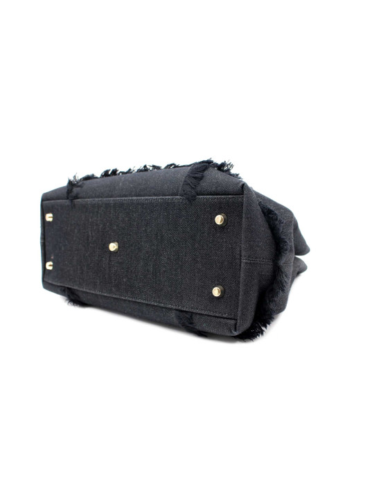 Dior Diorissimo Grey and Black Canvas