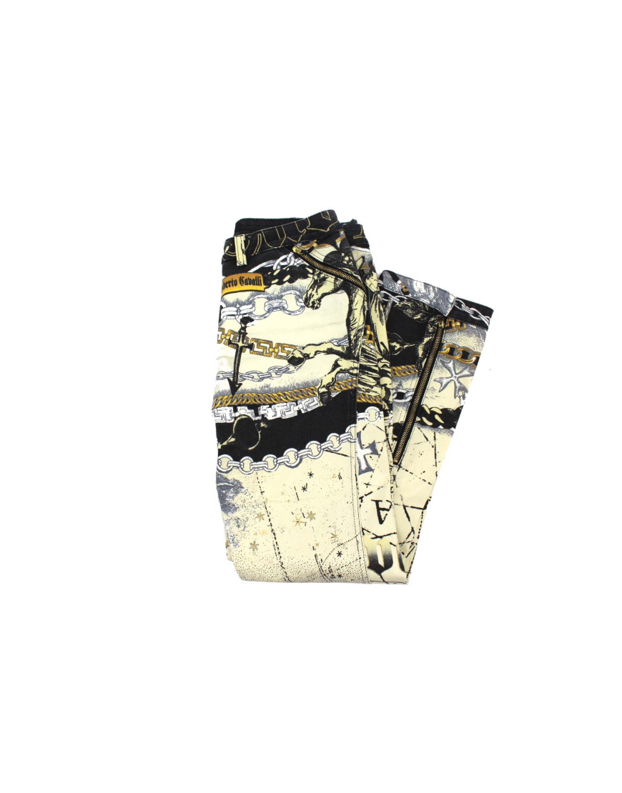 Cavalli Pantalone Cotone Fantasia