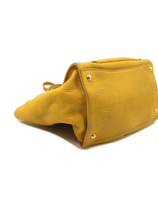 Prada Shopping Pelle Gialla