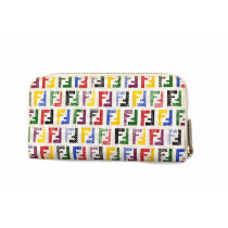 Fendi Portafoglio Zucca Multicolor Bianco