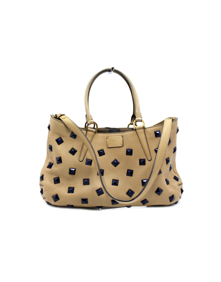 Fendi Shopping Pelle Cammello