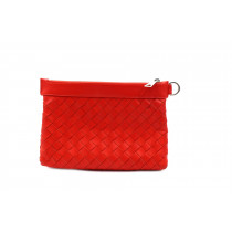 Bottega Veneta Pochette Pelle Rossa