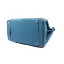 Hermes Birkin 40 Pelle Azzurro