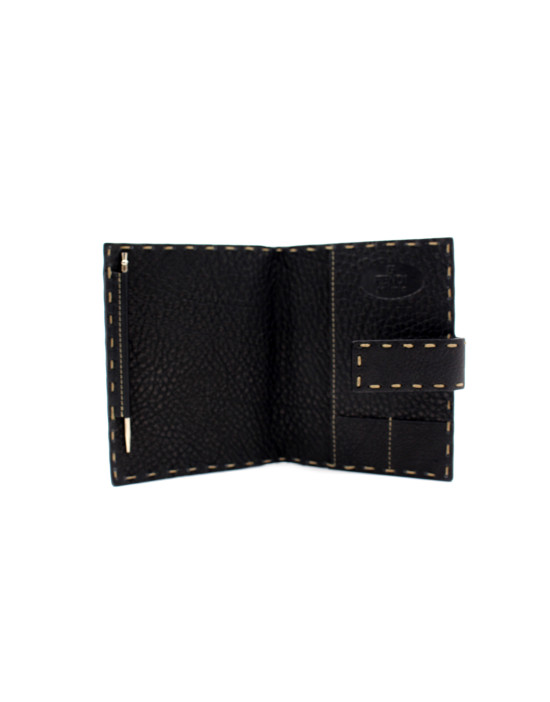 Fendi Portafoglio Selleria Pelle Marrone