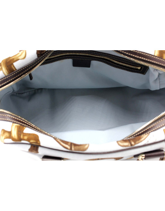 Gucci Bauletto Tela Azzurro