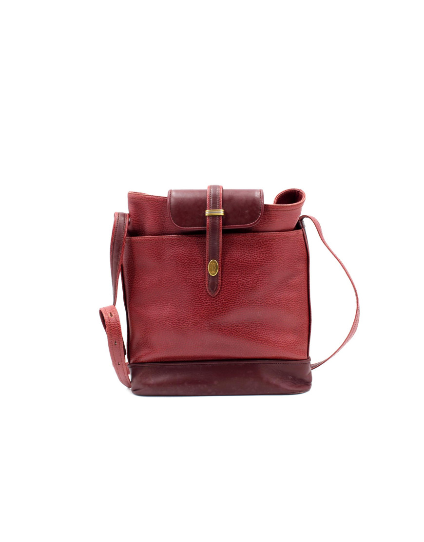 Cartier Tracolla Pelle Bordeaux
