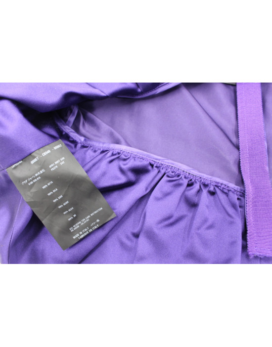 Prada Blusa Seta Viola