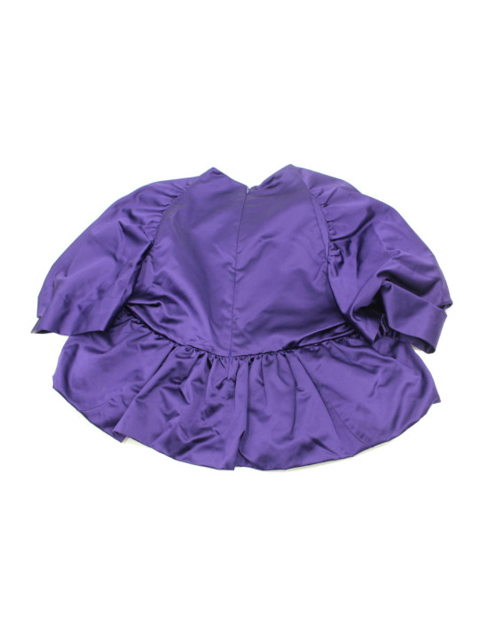 Prada Blusa Seta Viola