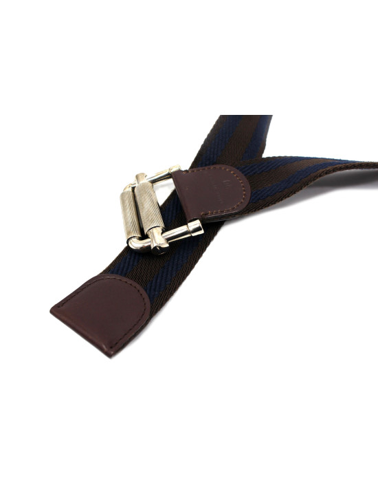 Tod's Cintura Tela Marrone e Blu