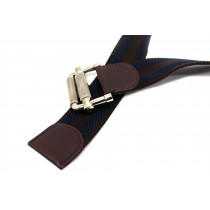 Tod's Cintura Tela Marrone e Blu