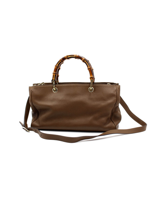Gucci Bamboo Pelle Marrone