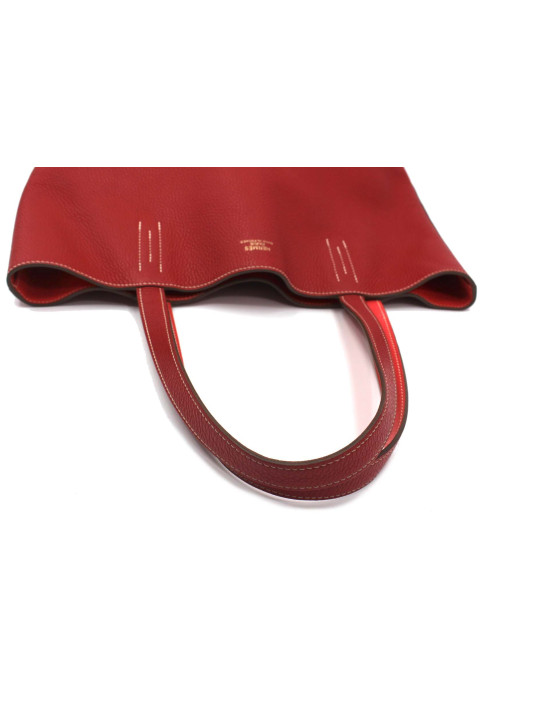 Hermes Tote Togo Pelle Rossa Reversibile