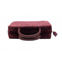 Prada Bauletto Scamosciato Melanzana