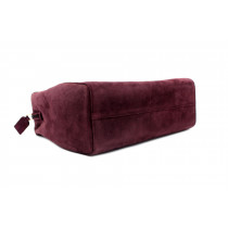 Prada Bauletto Scamosciato Melanzana