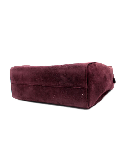 Prada Bauletto Scamosciato Melanzana