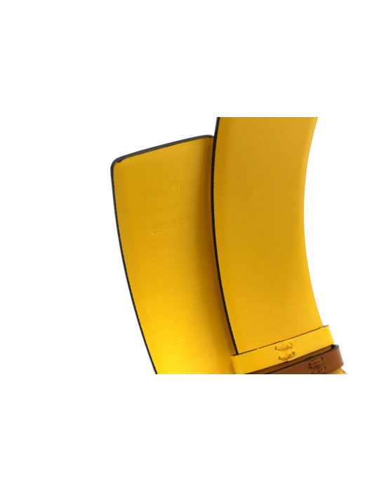 Valentino Cintura Pelle Marrone