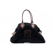 Fendi Shopping Tela Nera