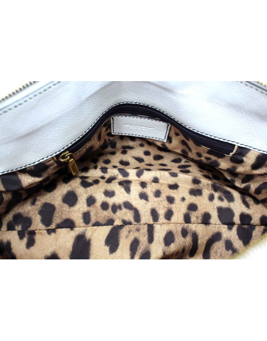 Dolce & Gabbana Shopping Pelle Bianca